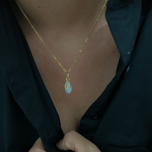 BAROQUE LETTER NECKLACE - Imagen 2