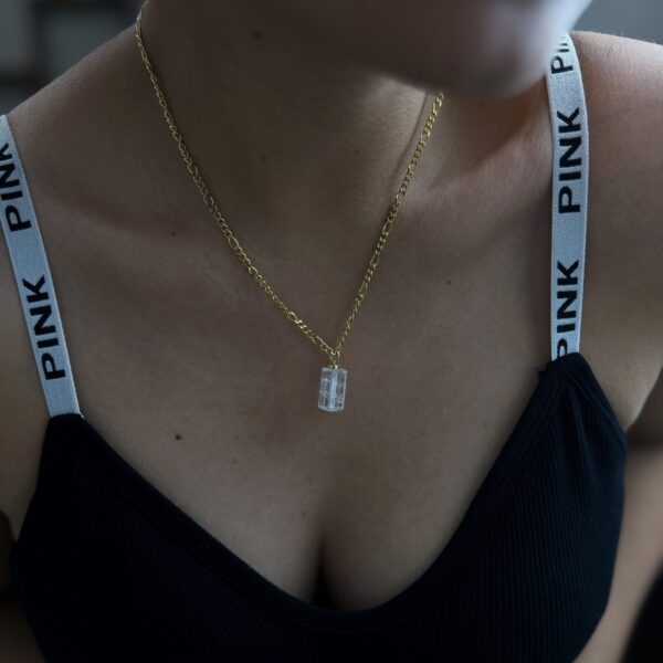 WHITE QUARTZ NECKLACE - Imagen 2