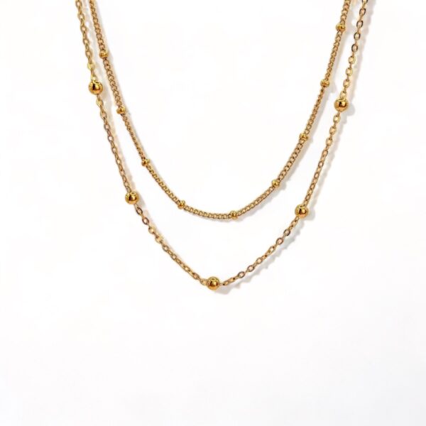 MINI BALL DUAL NECKLACE