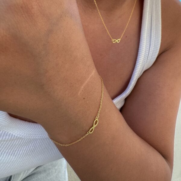 INFINITY GOLDEN NECKLACE - Imagen 2